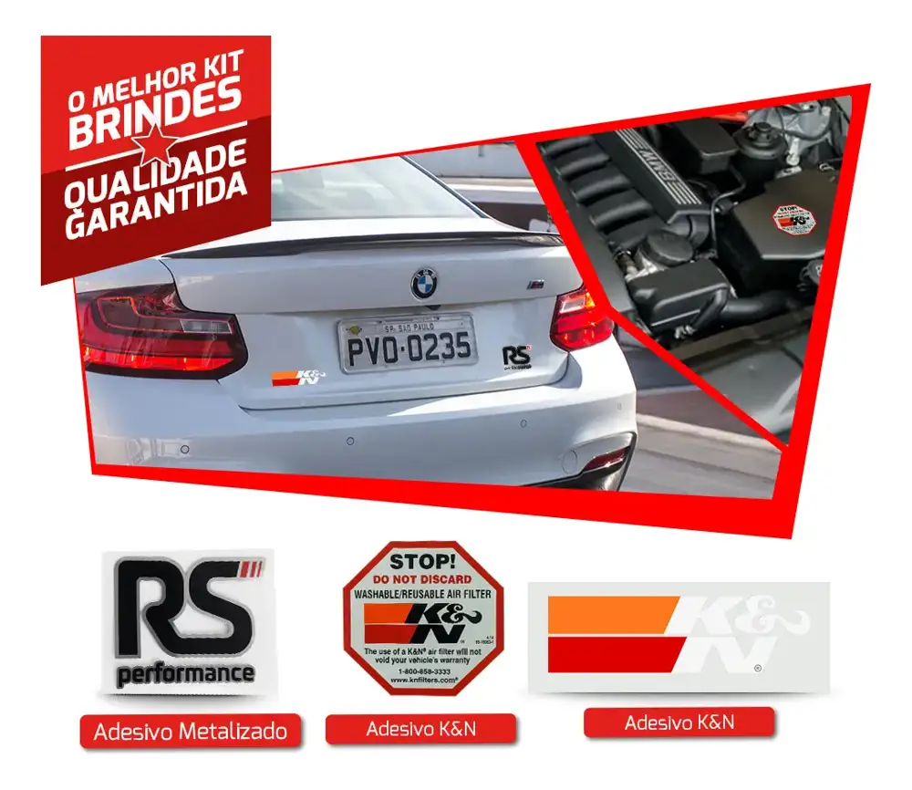 Filtro Esportivo Bmw 225i X1 X2 Cooper 2.0 2018 Em Diante