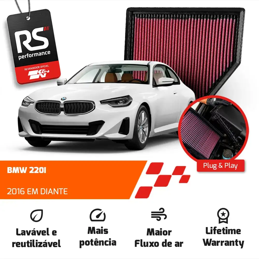 Filtro Esportivo Inbox Bmw F20 F22 F32 G87 2016 Em Diante