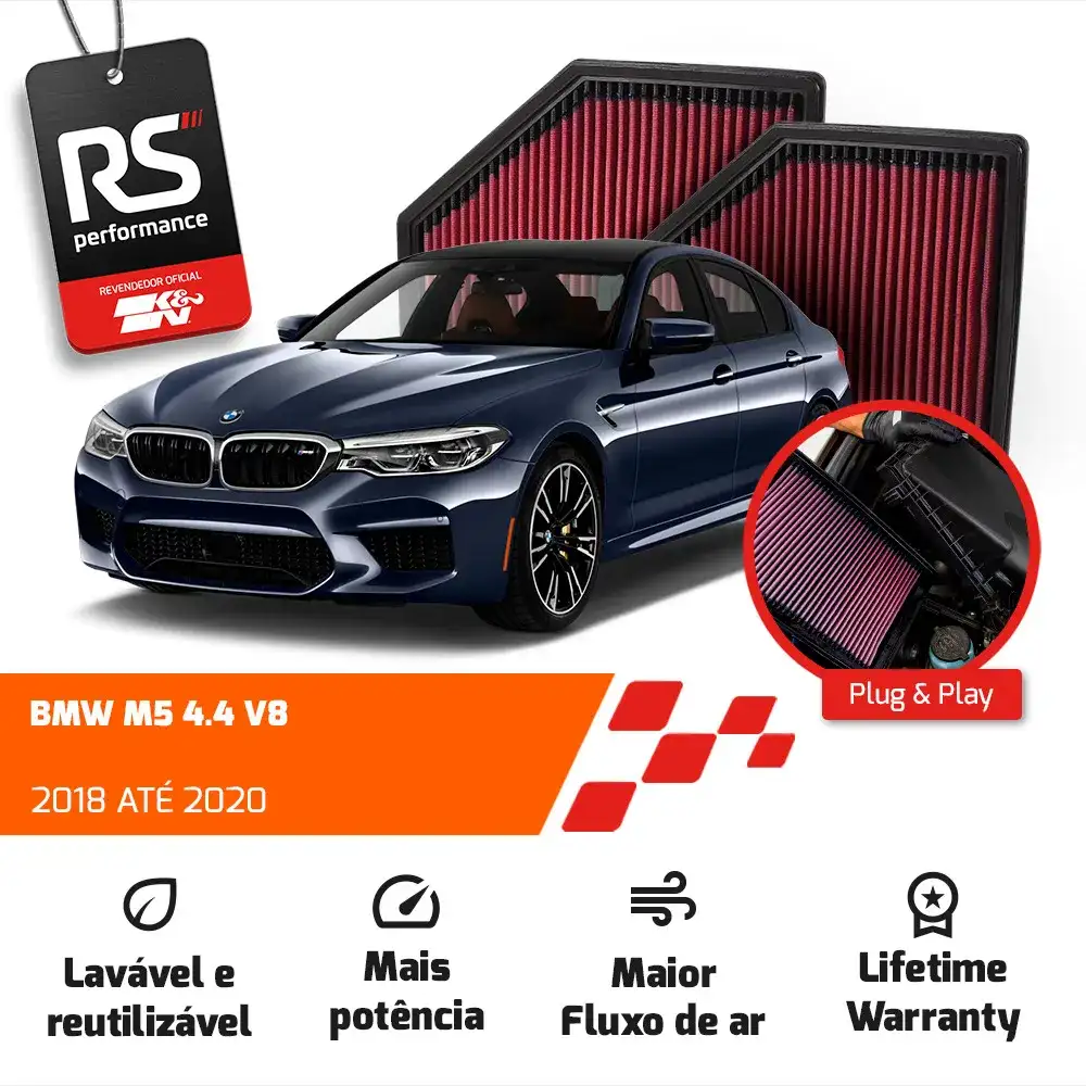 Filtro De Ar Esportivo K&n Inbox Bmw M5 M8 Gran Coupe 4.4 V8