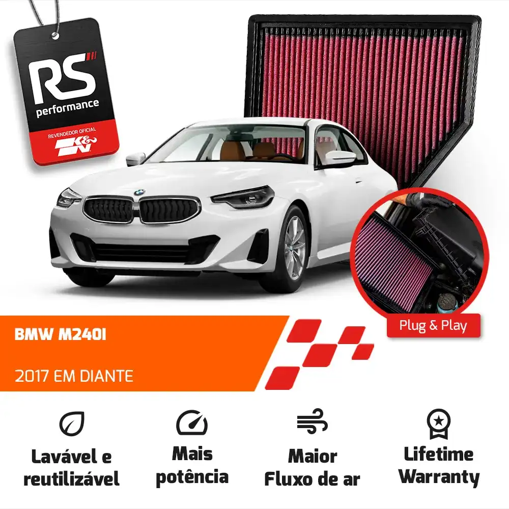 Filtro Esportivo Inbox Bmw F20 F22 F32 G87 2016 Em Diante
