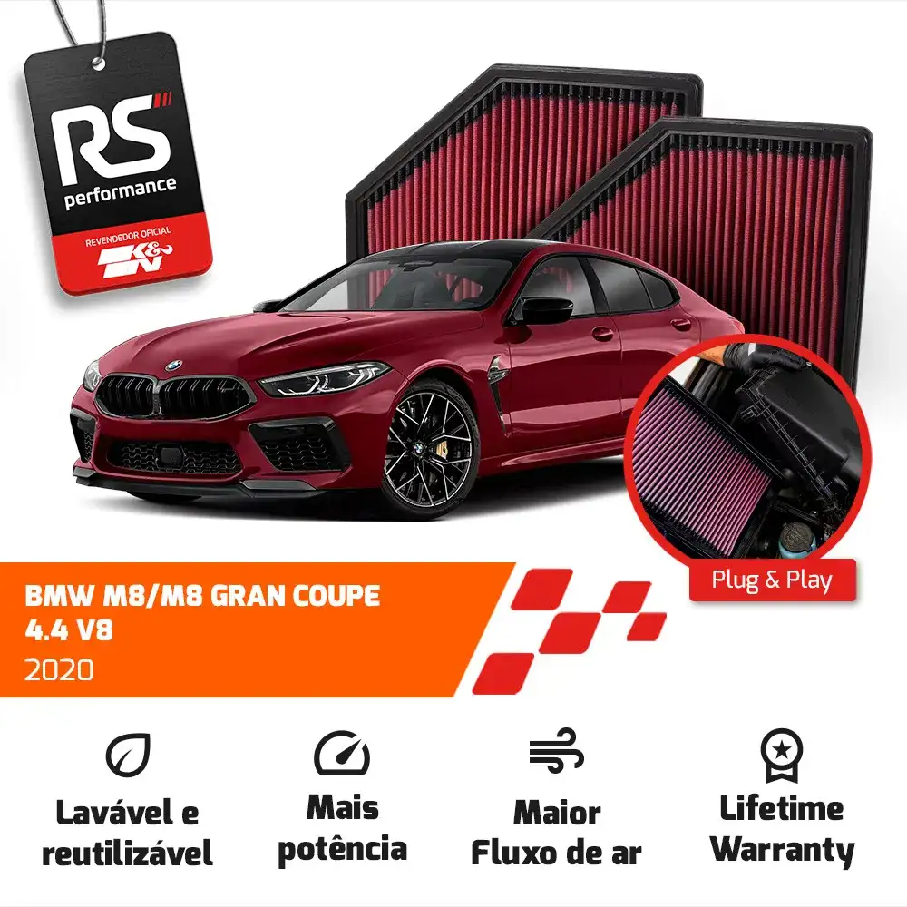 Filtro De Ar Esportivo K&n Inbox Bmw M5 M8 Gran Coupe 4.4 V8