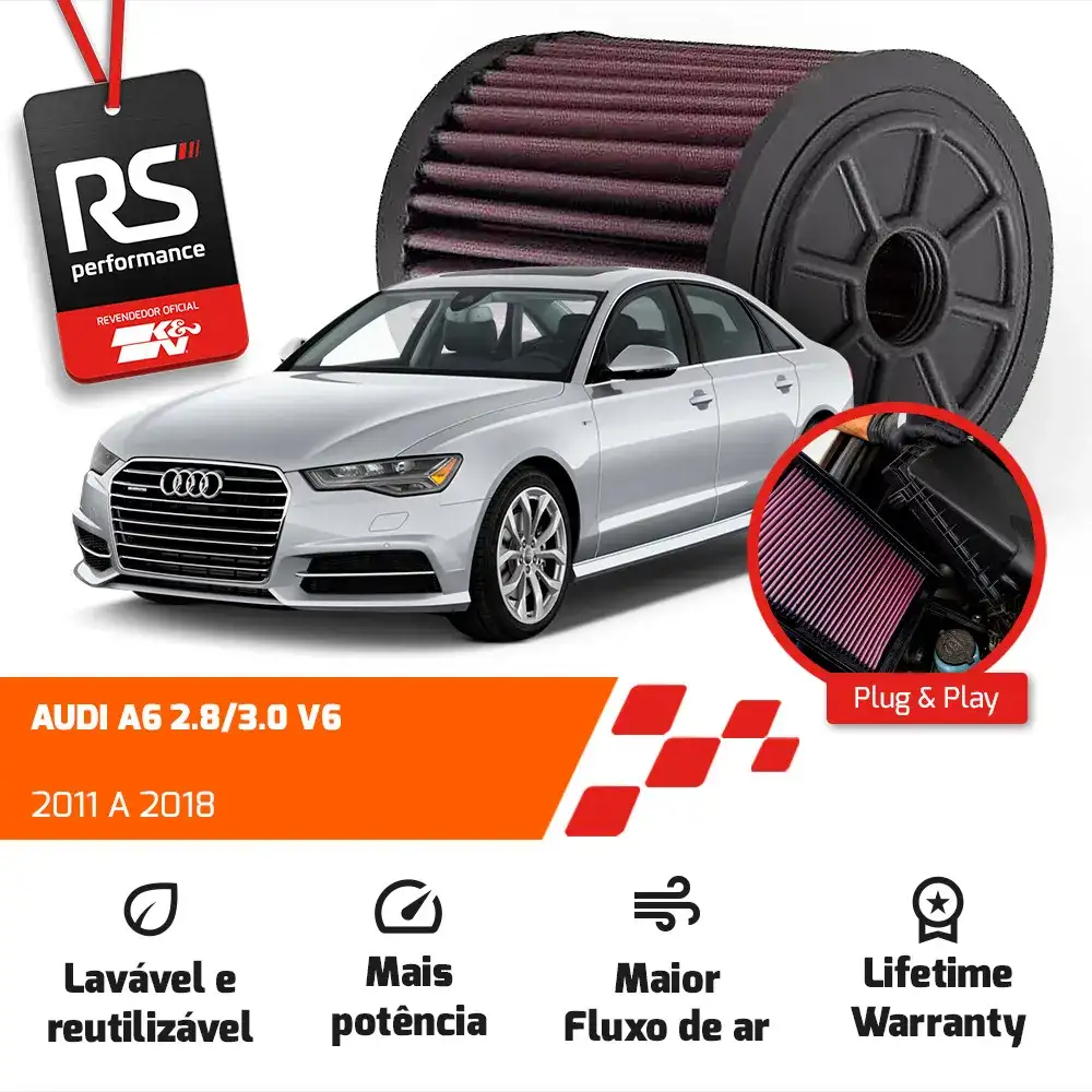 Filtro Esportivo Inbox Audi A6 A7 S6 S7 2.8-4.0 2010 A 2018