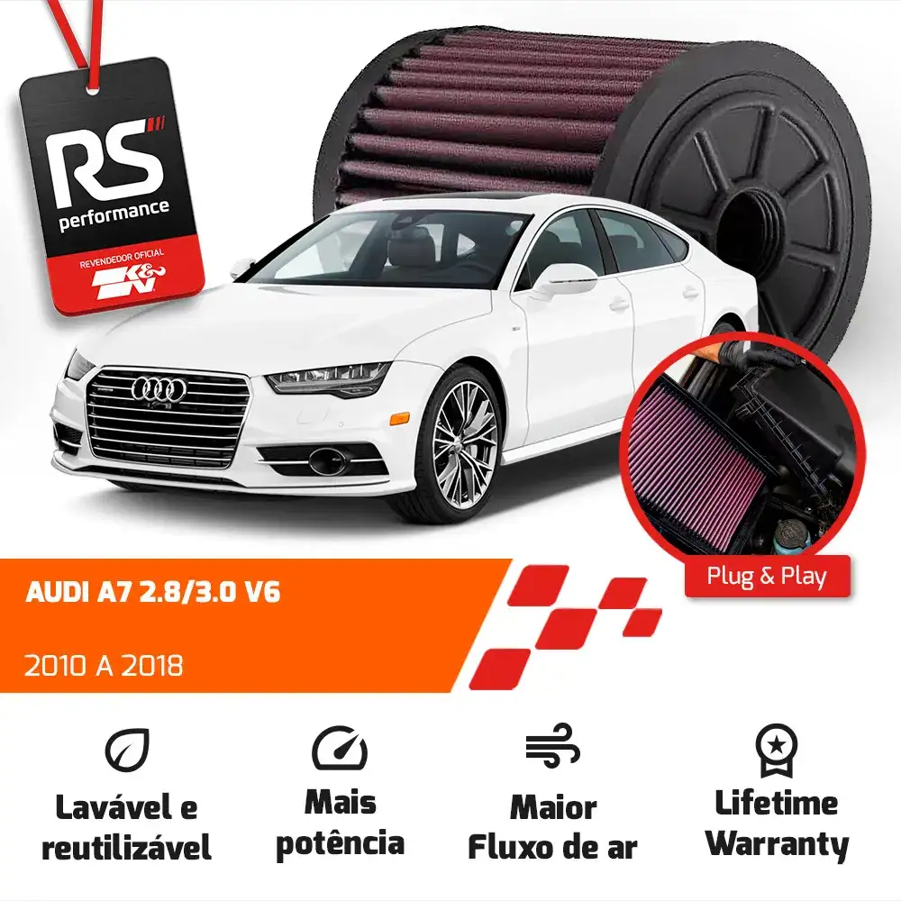 Filtro Esportivo Inbox Audi A6 A7 S6 S7 2.8-4.0 2010 A 2018