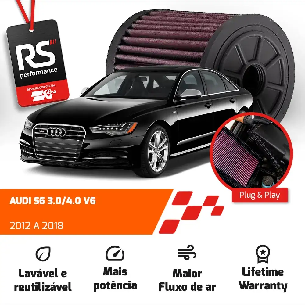 Filtro Esportivo Inbox Audi A6 A7 S6 S7 2.8-4.0 2010 A 2018