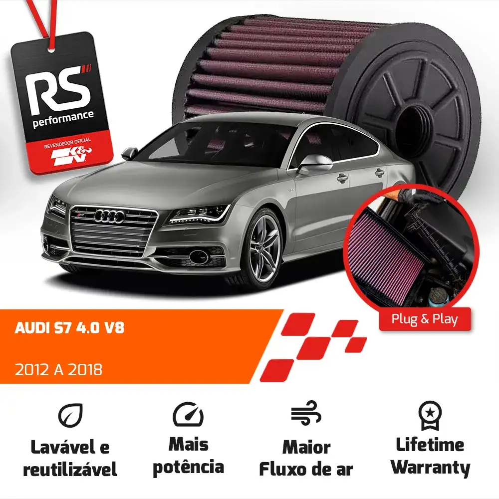 Filtro Esportivo Inbox Audi A6 A7 S6 S7 2.8-4.0 2010 A 2018