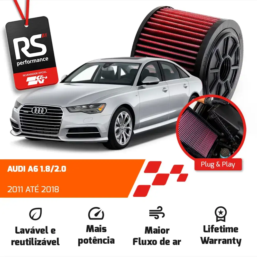 Filtro Esportivo Inbox Audi A6 A7 1.8 2.0 2011 Até 2018