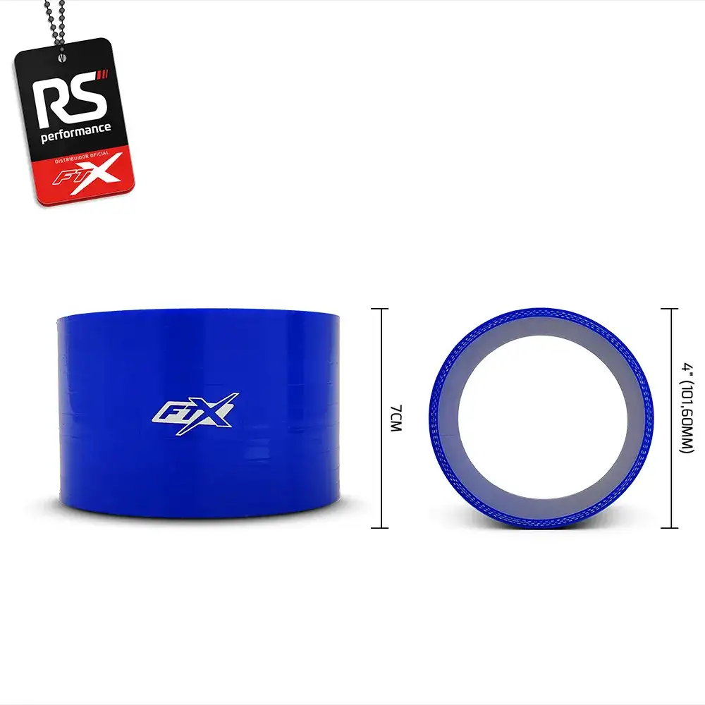 Mangote De Silicone Reto De 4 Polegadas 101,6mm - 2 Cores