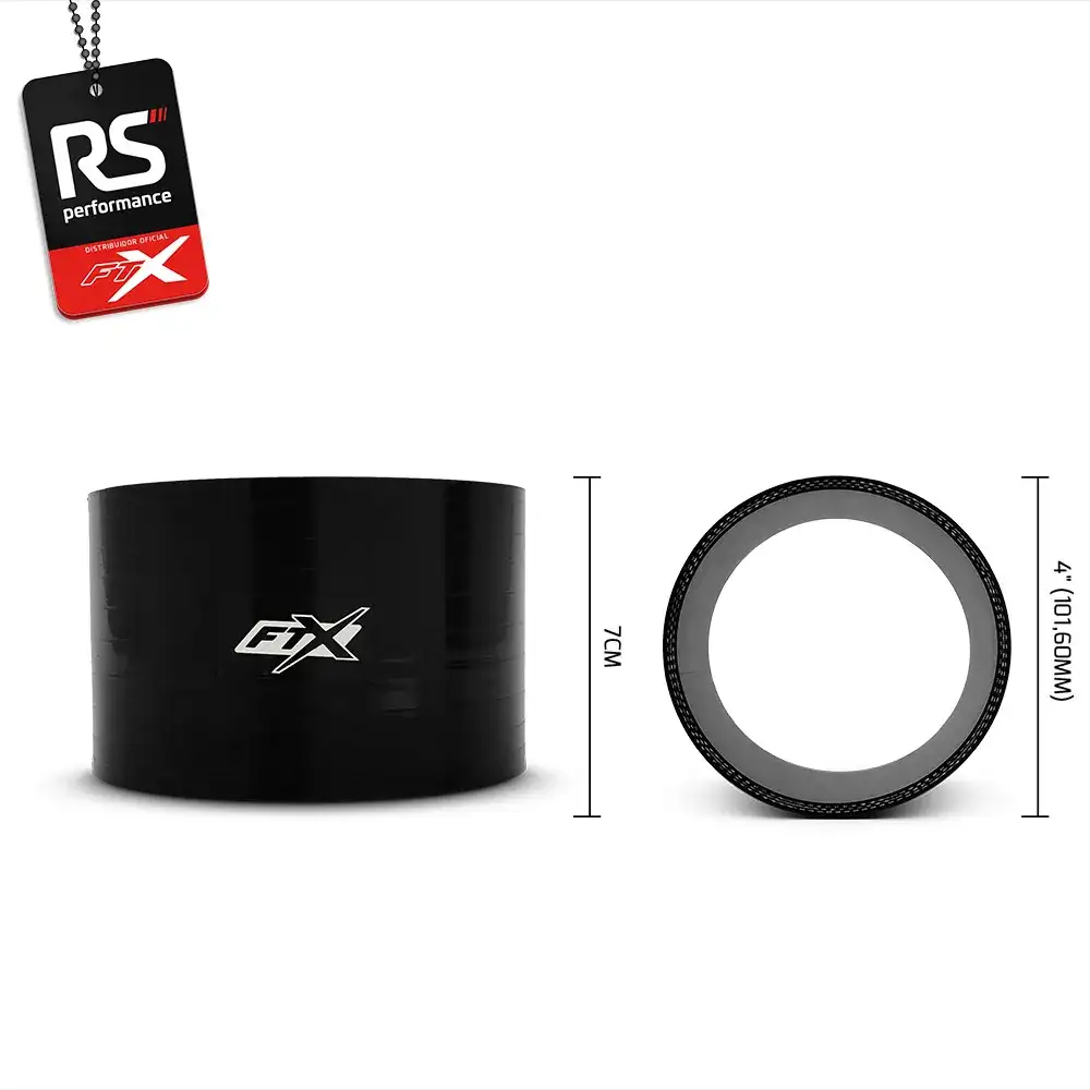 Mangote De Silicone Reto De 4 Polegadas 101,6mm - 2 Cores