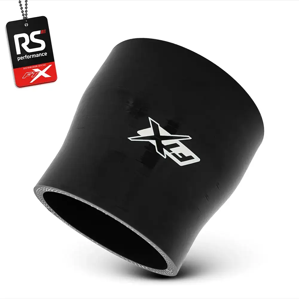 Mangote De Silicone Reto C/ Redução De 3 X 2.1/2 Polegadas