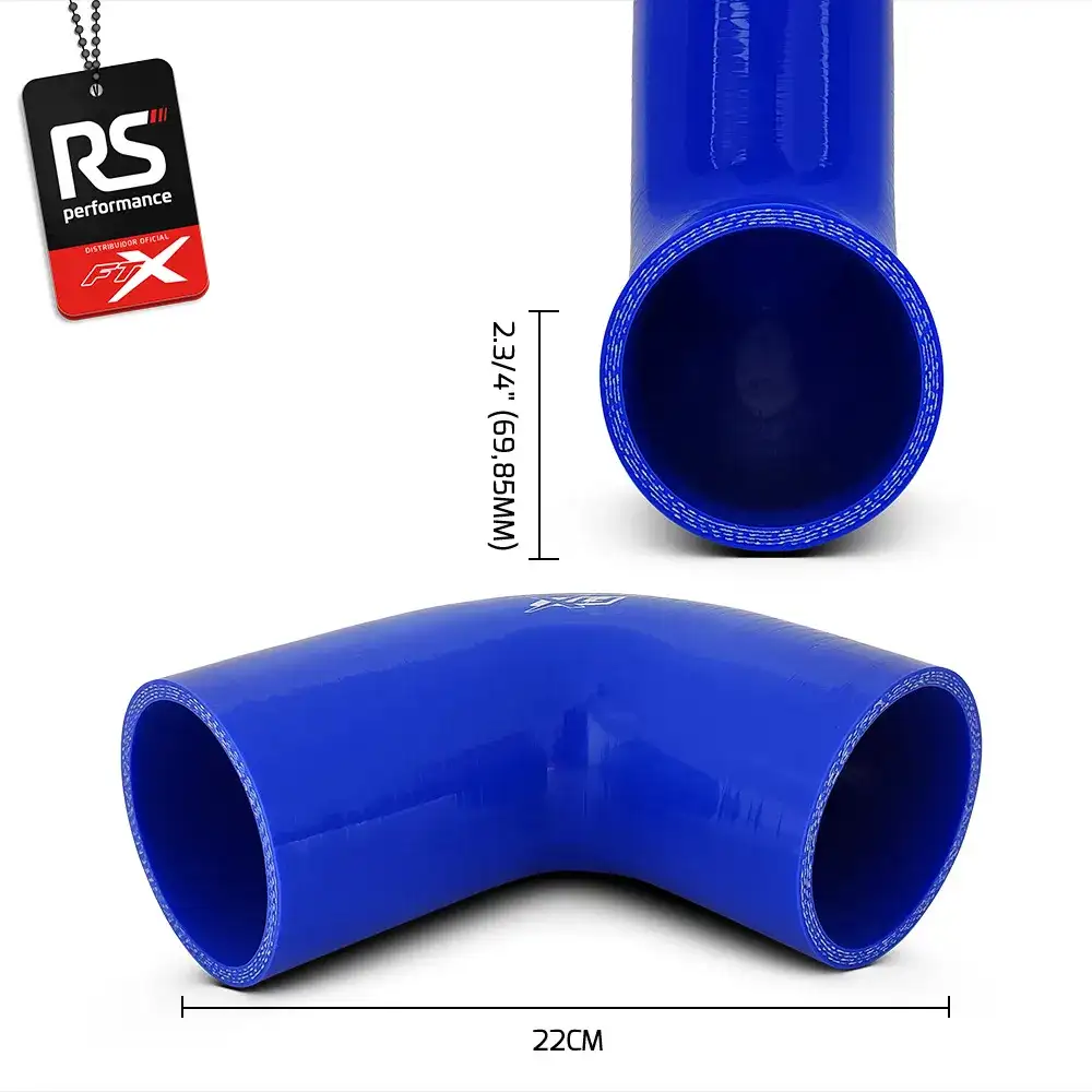 Mangote De Silicone De 90° 2.3/4 Polegadas 69,85mm - 2 Cores