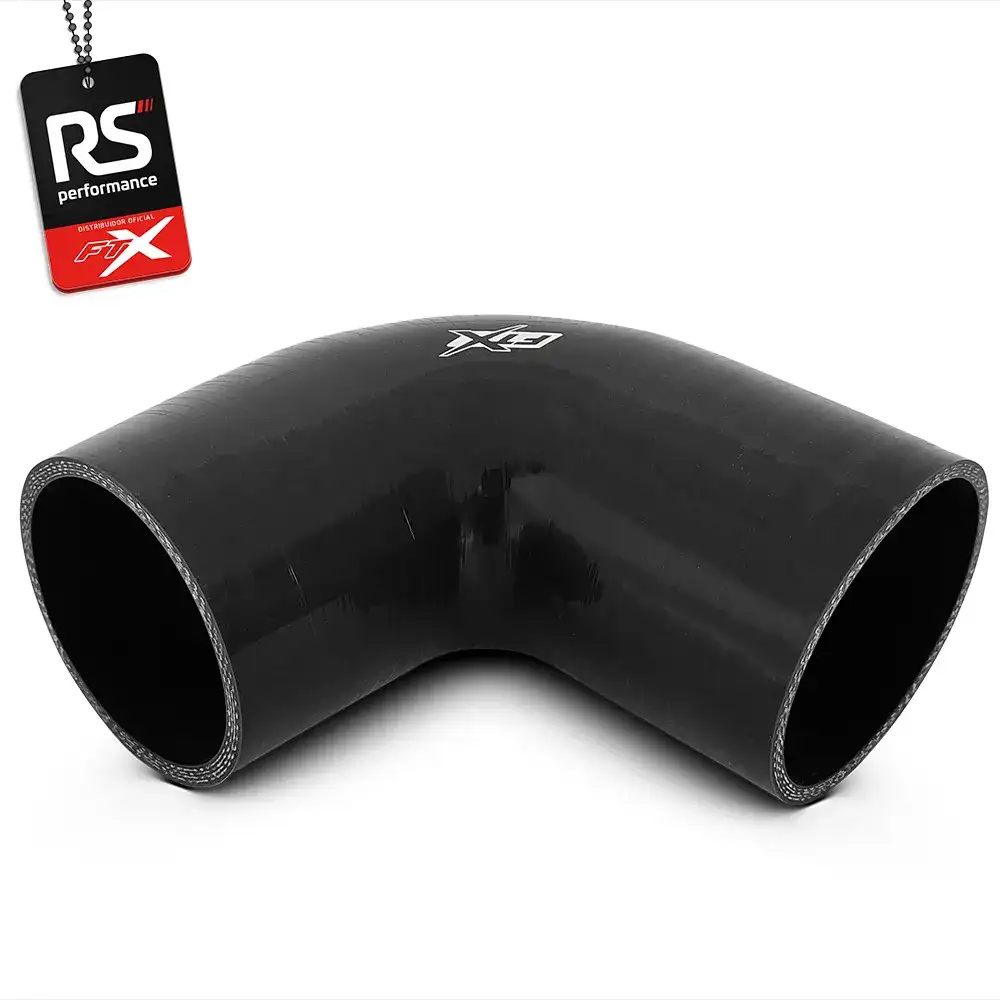 Mangote De Silicone De 90° De 3 Polegadas 76,2mm - 2 Cores