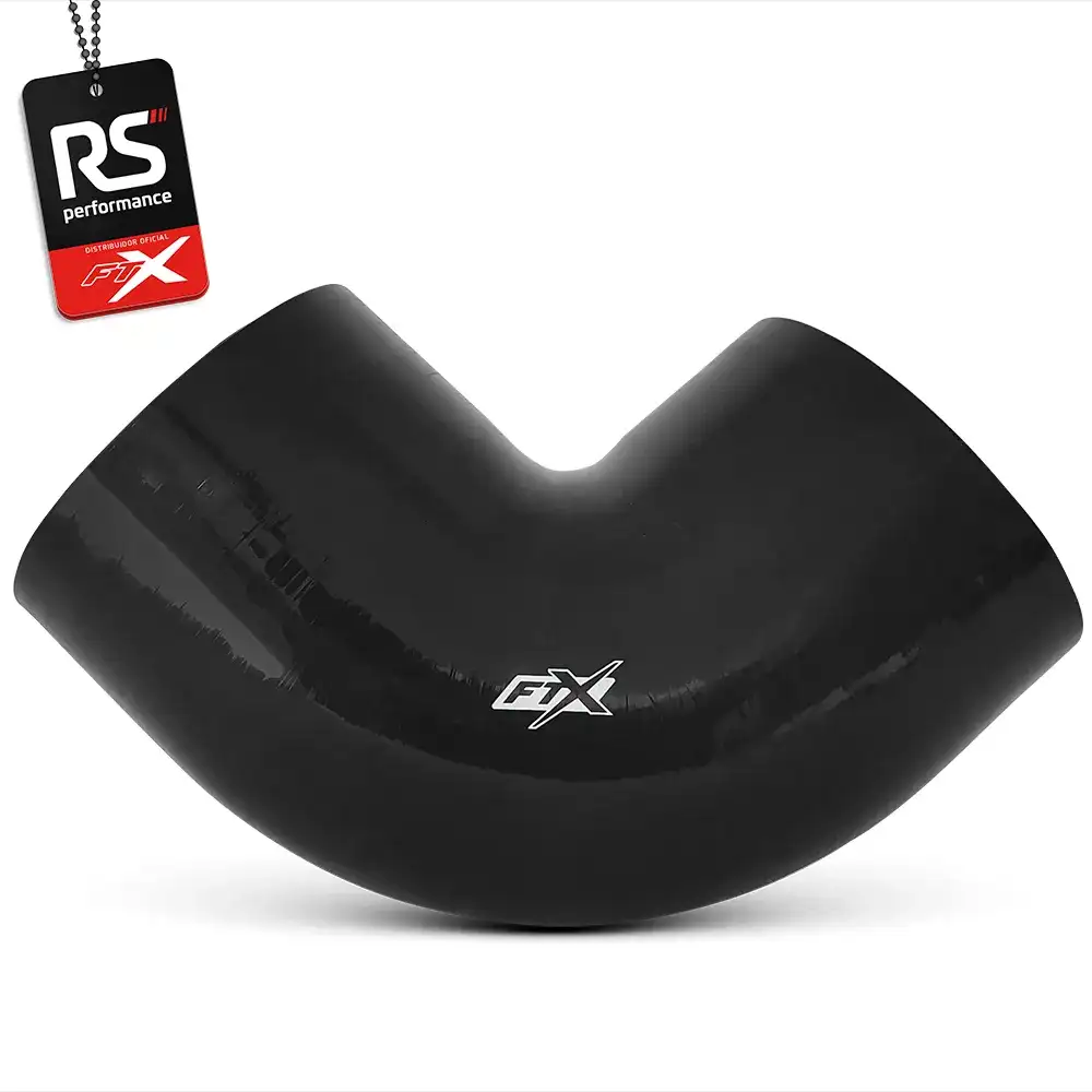 Mangote De Silicone De 90° De 4 Polegadas 101,6mm - 2 Cores