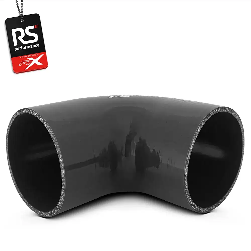 Mangote De Silicone De 90° De 4 Polegadas 101,6mm - 2 Cores