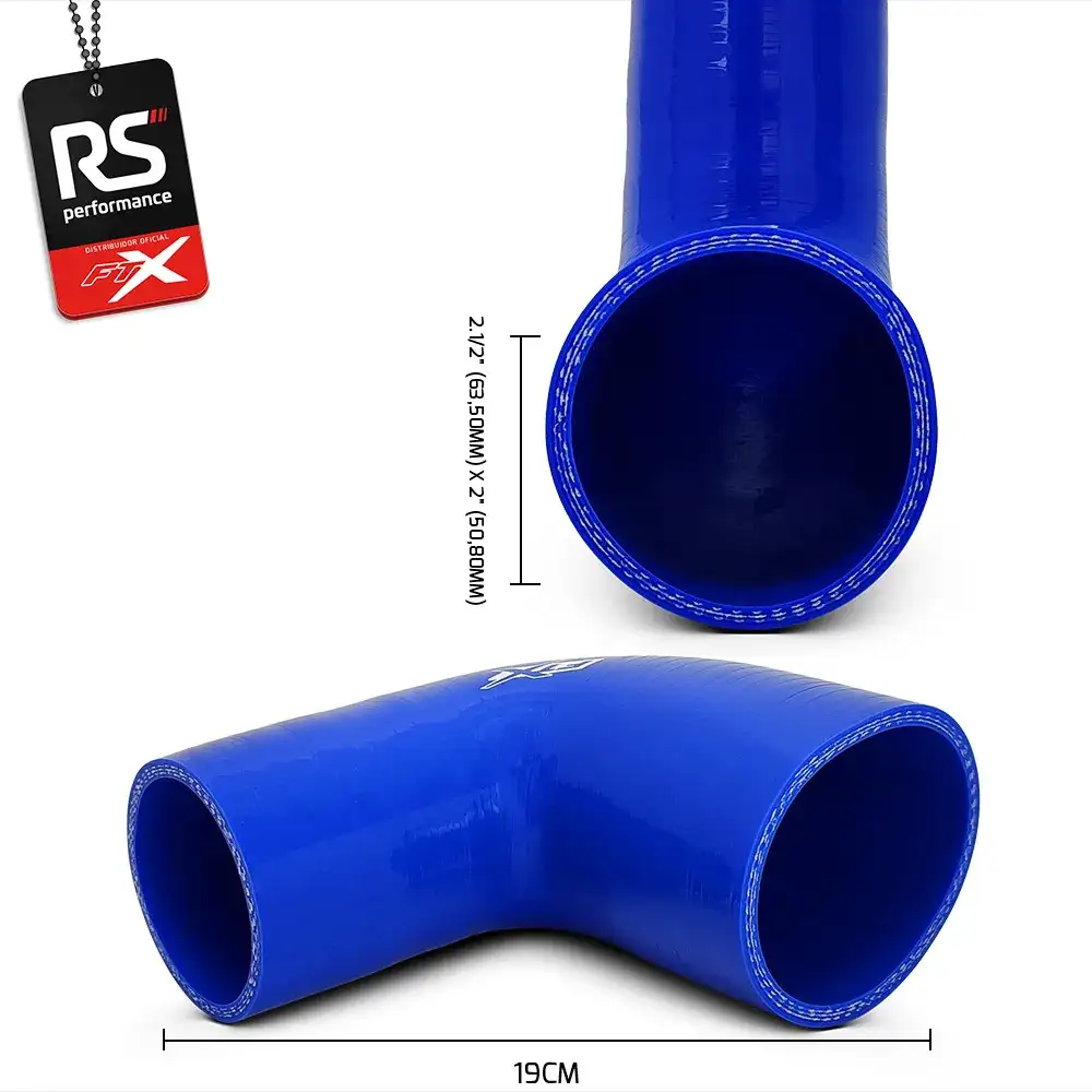 Mangote De Silicone 90° C/ Redução De 2.1/2 X 2 Polegadas