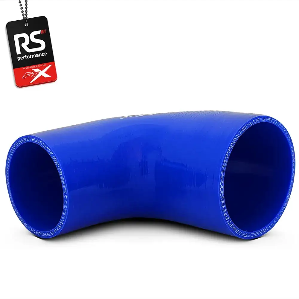 Mangote De Silicone 90° C/ Redução De 3 X 2.1/2 Polegadas