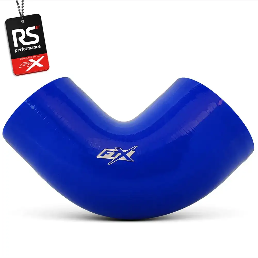 Mangote De Silicone 90° C/ Redução De 3 X 2.1/2 Polegadas