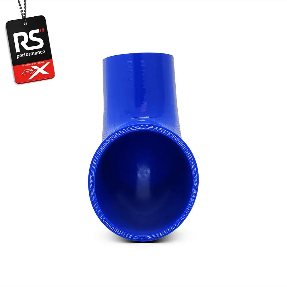 Mangote De Silicone 90° C/ Redução De 3 X 2.1/2 Polegadas