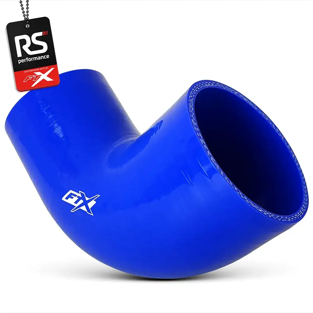 Mangote De Silicone 90° C/ Redução De 3 X 2.1/2 Polegadas