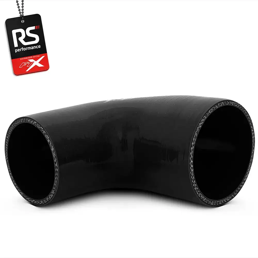 Mangote De Silicone 90° C/ Redução De 3 X 2.1/2 Polegadas