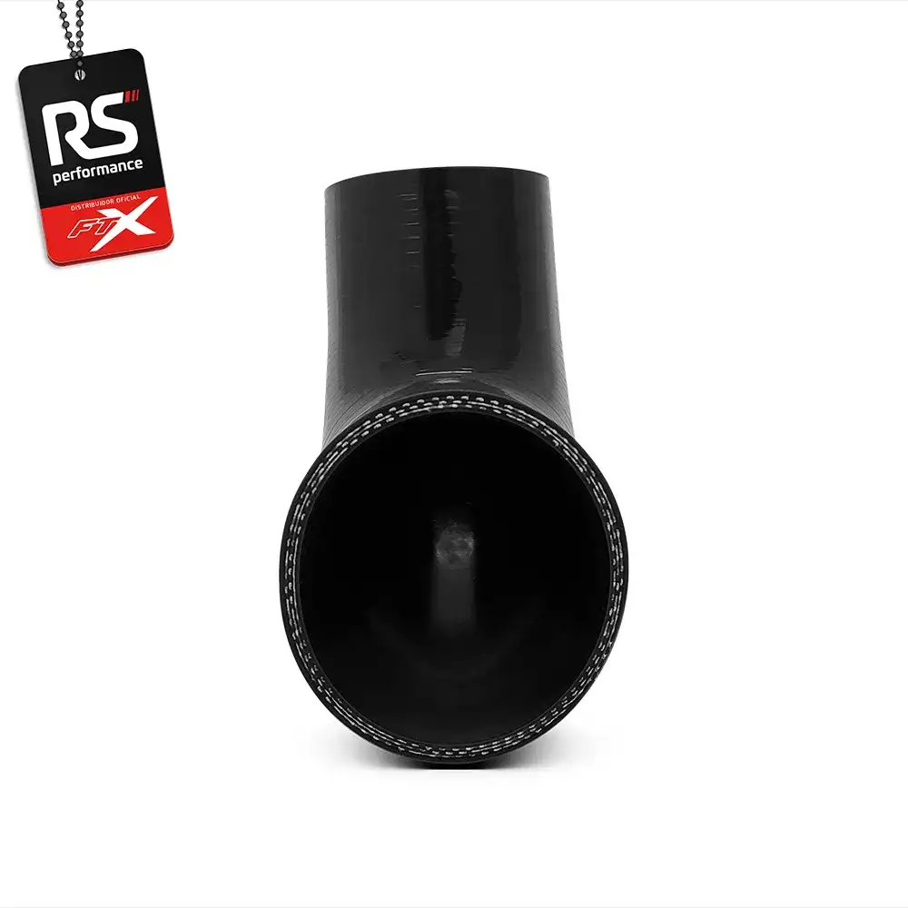 Mangote De Silicone 90° C/ Redução De 3 X 2.1/2 Polegadas