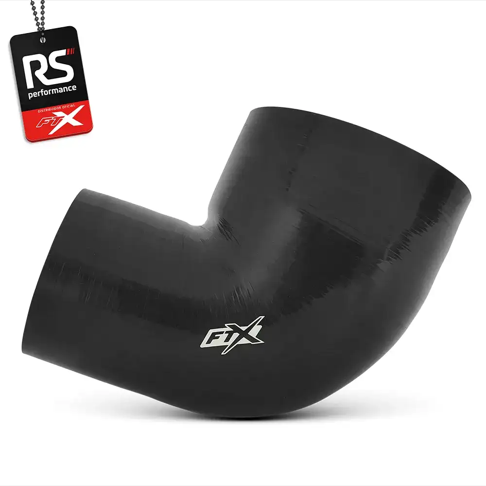 Mangote De Silicone 90° Com Redução De 4 X 3 Polegadas