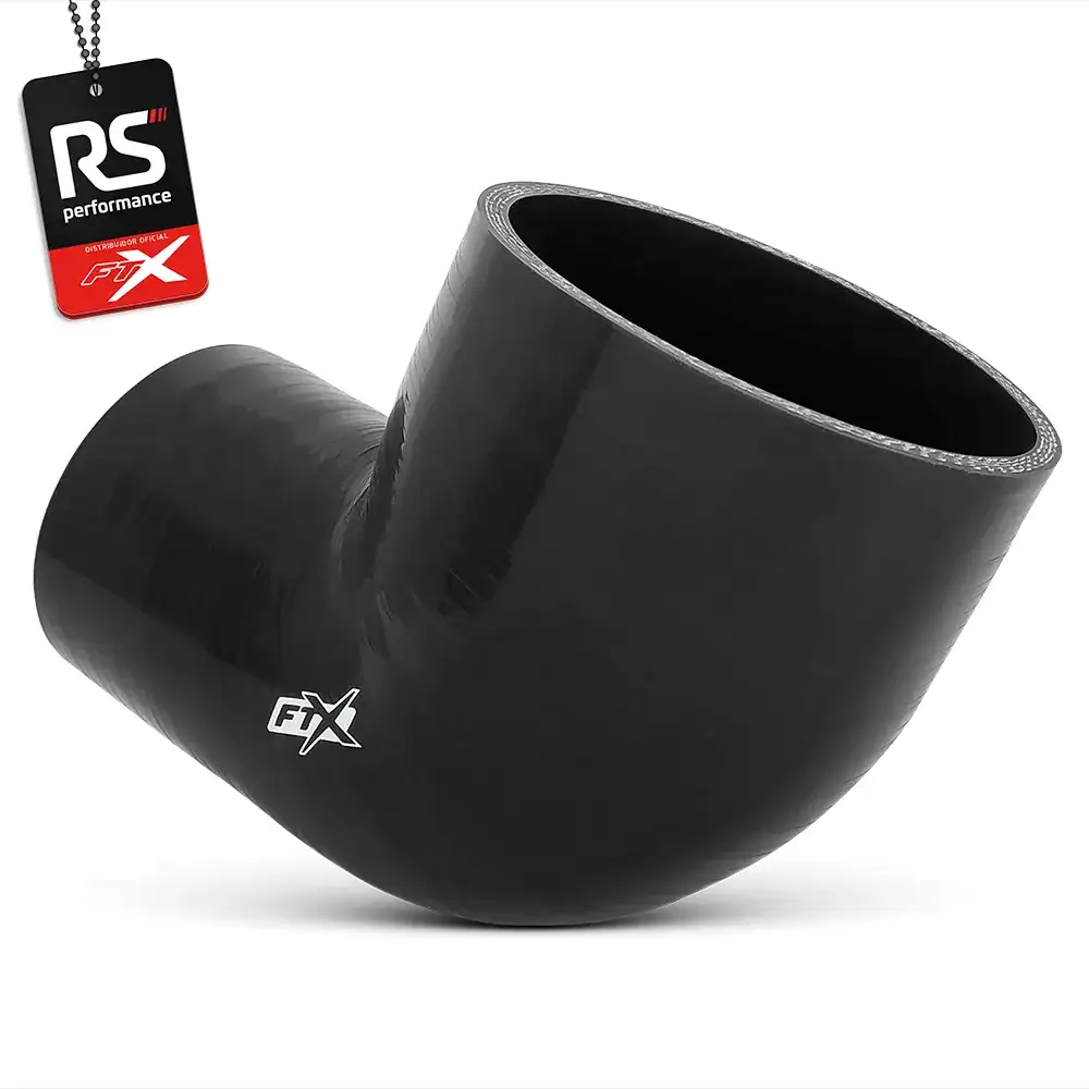 Mangote De Silicone 90° Com Redução De 4 X 3 Polegadas