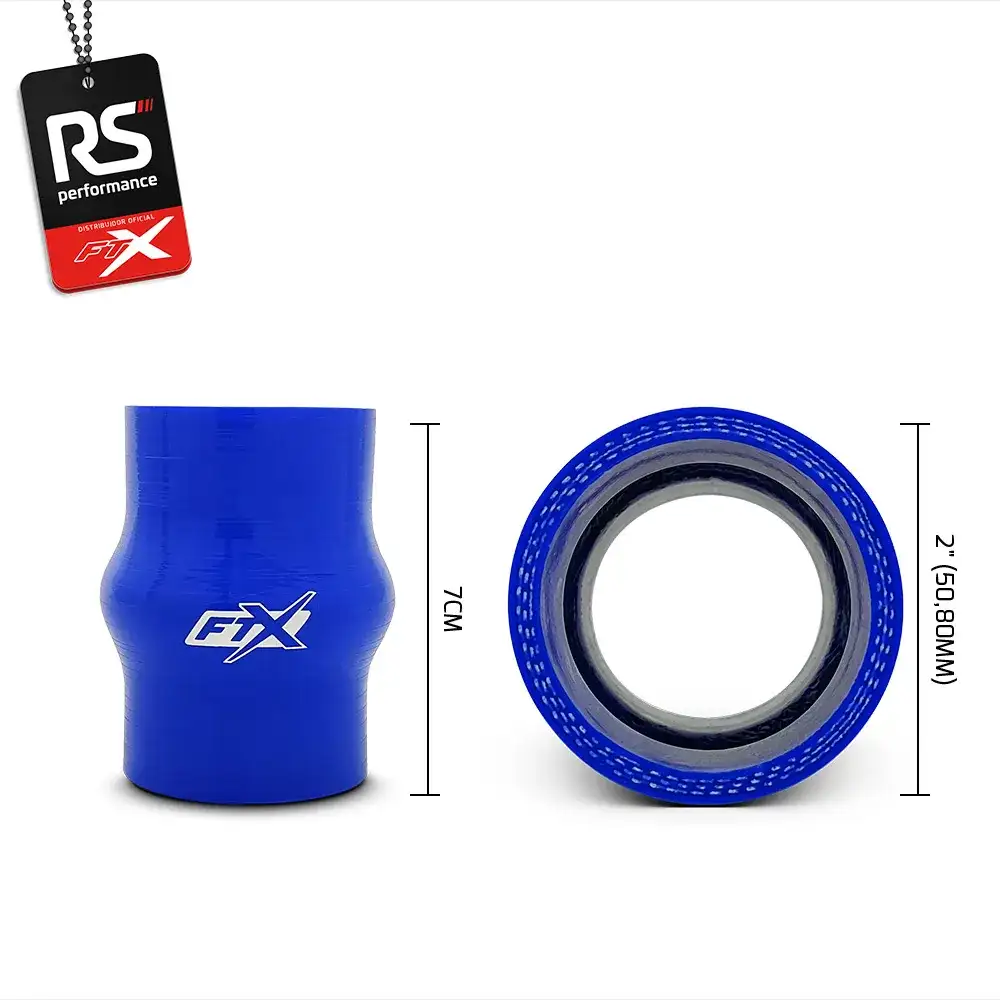 Mangote De Silicone Reto Com Hump De 2 Polegadas 50,8mm