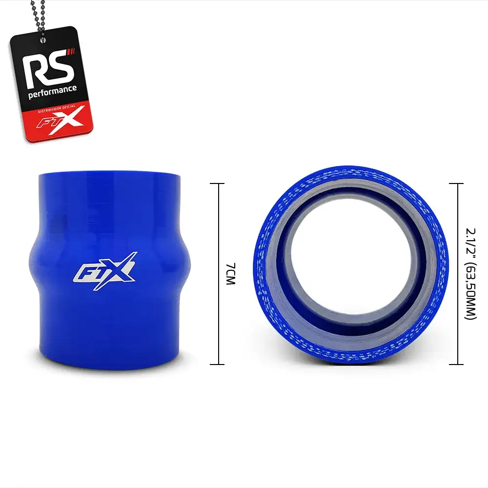 Mangote De Silicone Reto Com Hump De 2.1/2 Polegadas 63,5mm