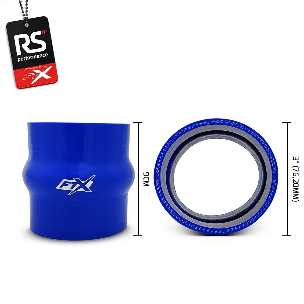 Mangote De Silicone Reto Com Hump De 3 Polegadas 76,2mm