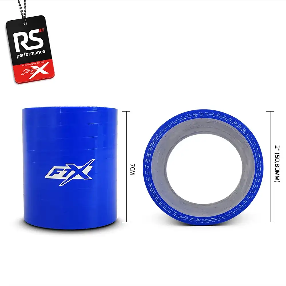 Mangote De Silicone Reto De 2 Polegadas 50,8mm - 2 Cores