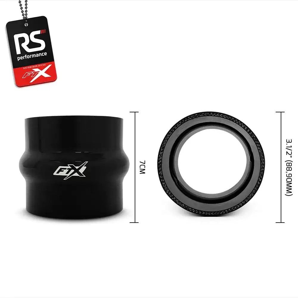 Mangote De Silicone Reto Com Hump De 3.1/2 Polegadas 88,9mm