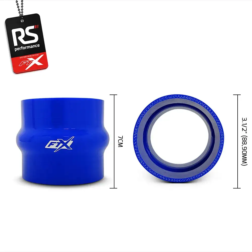 Mangote De Silicone Reto Com Hump De 3.1/2 Polegadas 88,9mm