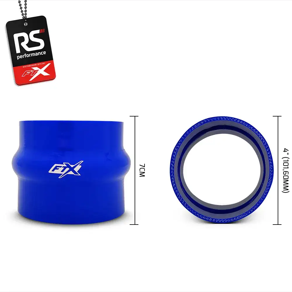 Mangote De Silicone Reto Com Hump De 4 Polegadas 101,6mm
