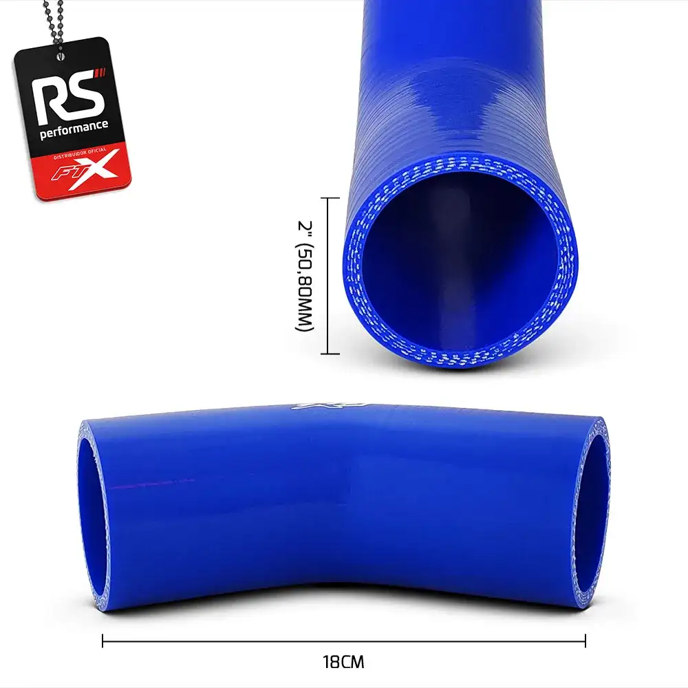 Mangote De Silicone De 45° De 2 Polegadas 50,8mm - 2 Cores