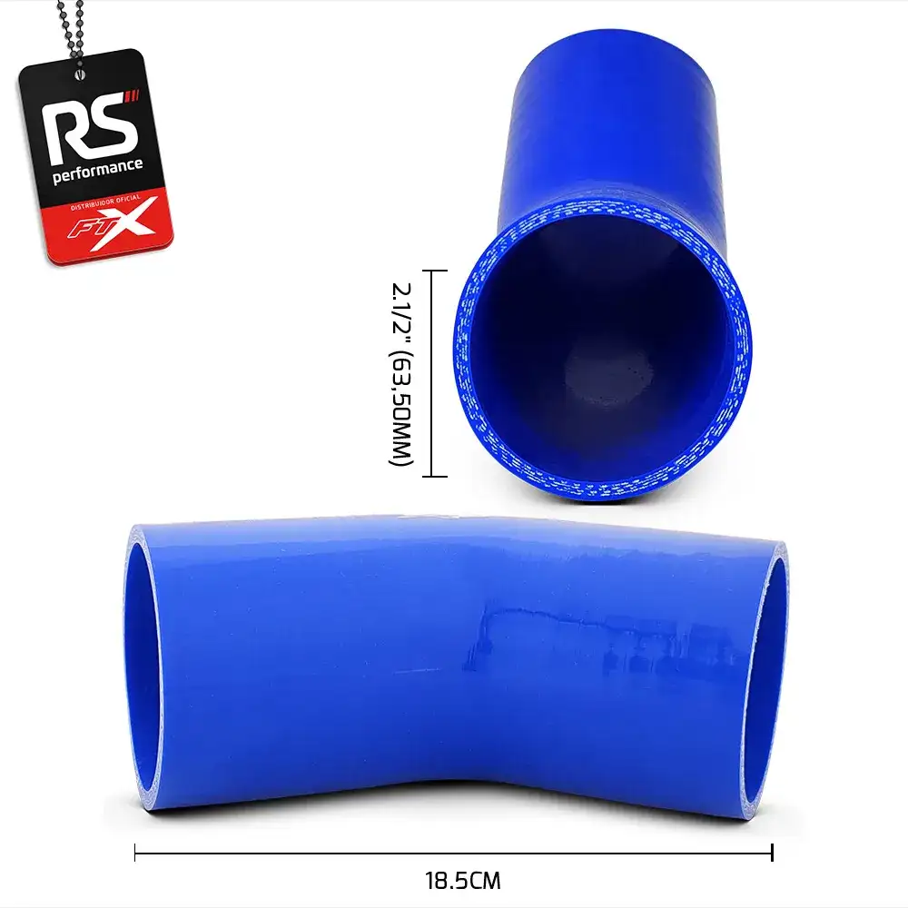Mangote De Silicone De 45° De 2.1/2 Polegadas 63,5mm 2 Cores