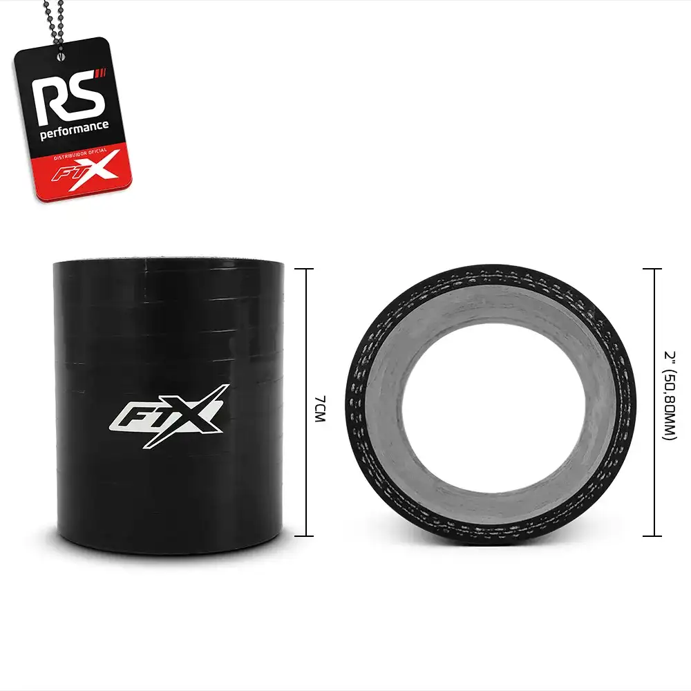 Mangote De Silicone Reto De 2 Polegadas 50,8mm - 2 Cores