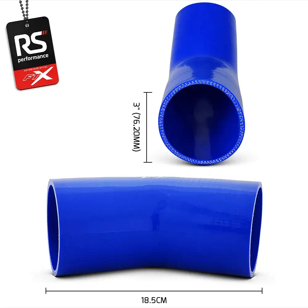 Mangote De Silicone De 45° De 3 Polegadas 76,2mm - 2 Cores