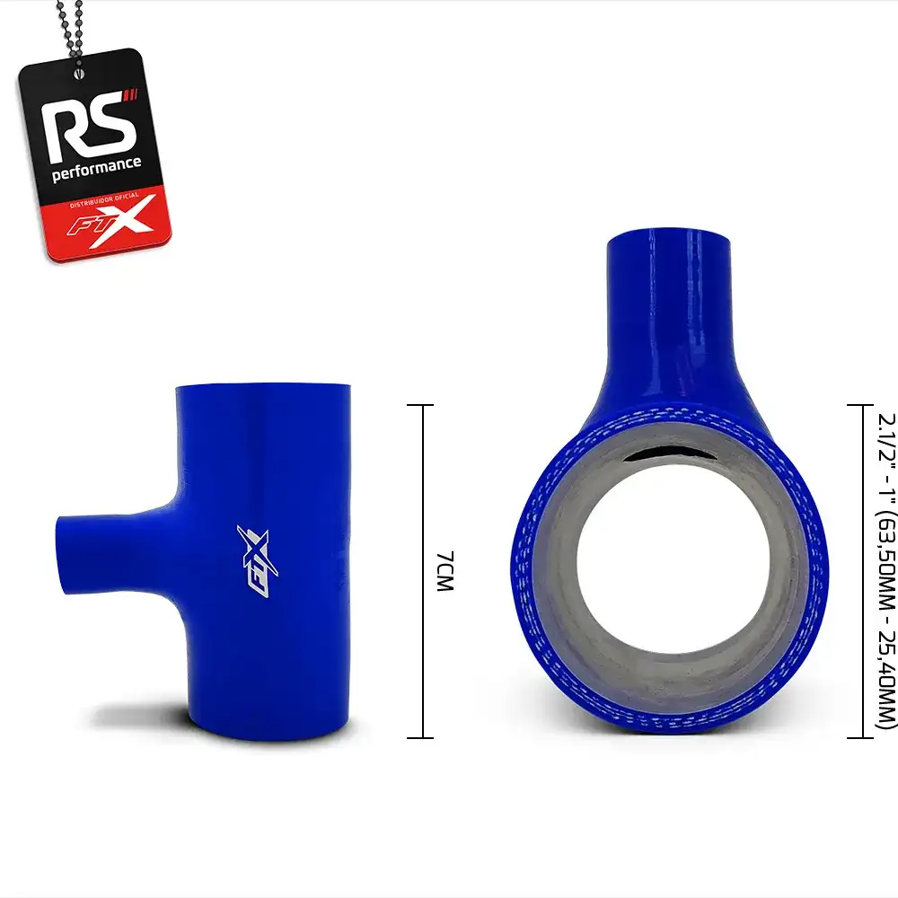 Mangote De Silicone Em T De 2.1/2 - 1 Polegadas - 2 Cores
