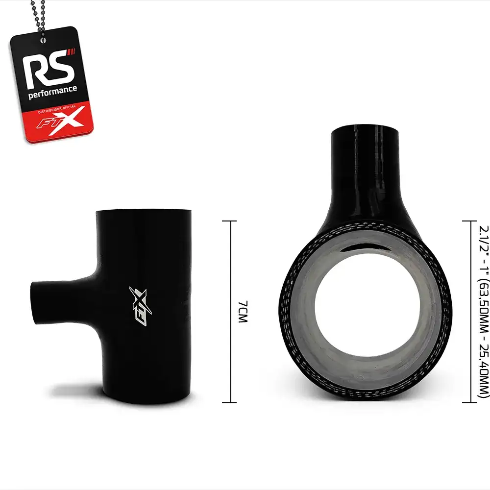 Mangote De Silicone Em T De 2.1/2 - 1 Polegadas - 2 Cores