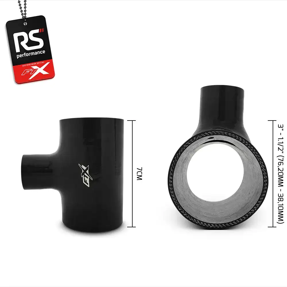 Mangote De Silicone Em T De 3 - 1.1/2 Polegadas - 2 Cores