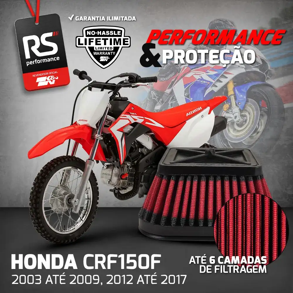Filtro De Ar Esportivo Inbox K&n Honda Crf150f / Crf230f