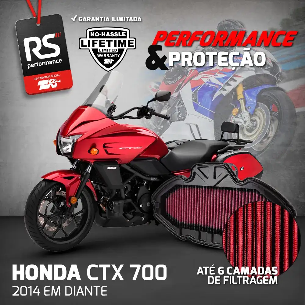 Filtro Esportivo Inbox Honda Nc700 Series 2012 Em Diante