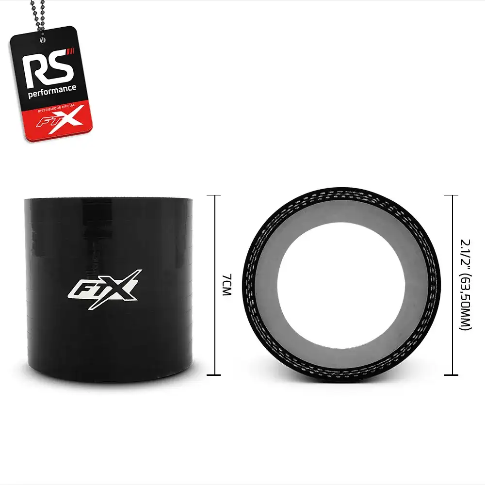 Mangote De Silicone Reto De 2.1/2 Polegadas 63,5mm - 2 Cores