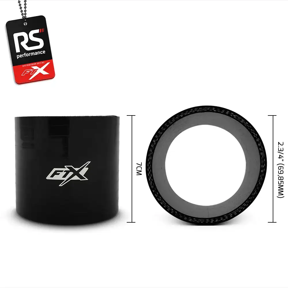 Mangote De Silicone Reto De 2.3/4 Polegadas 69,85mm 2 Cores