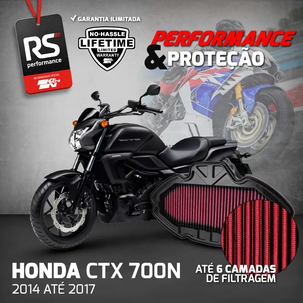 Filtro Esportivo Inbox Honda Nc700 Series 2012 Em Diante