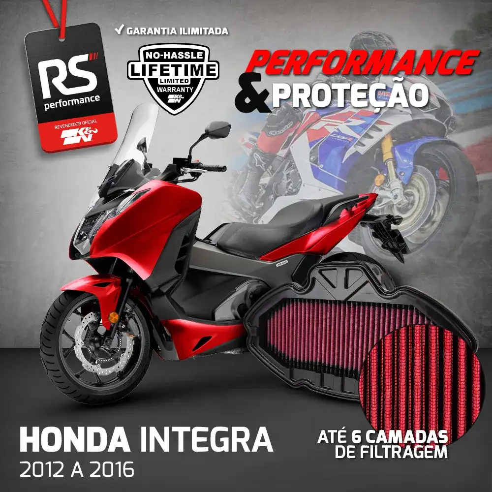 Filtro Esportivo Inbox Honda Nc700 Series 2012 Em Diante