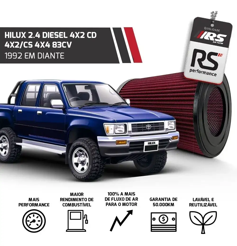 FILTRO INBOX HILUX 2.8 DE 1996 A 2001 - 0-UNICO - 0