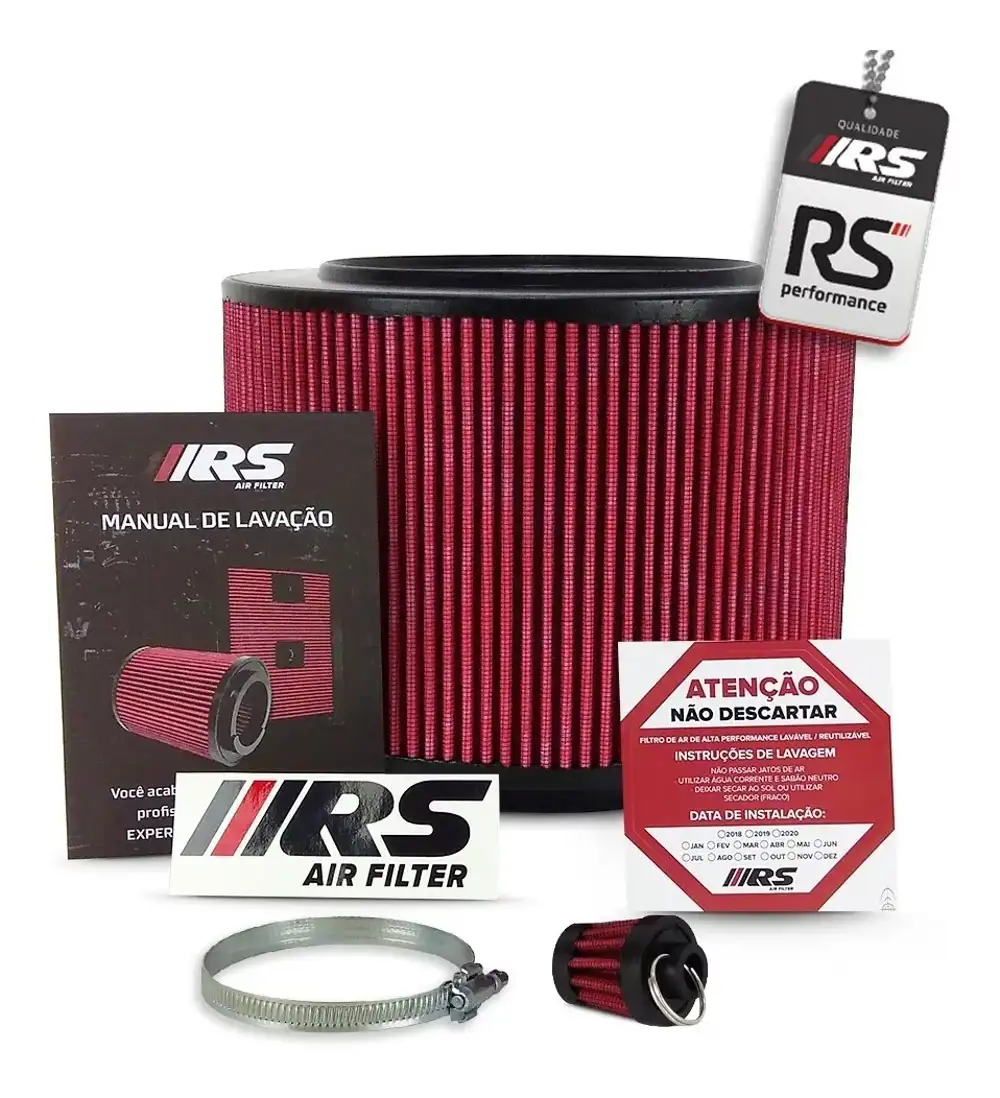 Filtro De Ar Esportivo Hilux 2.5/2.7/3.0 Vm 2005 4,75 Pol