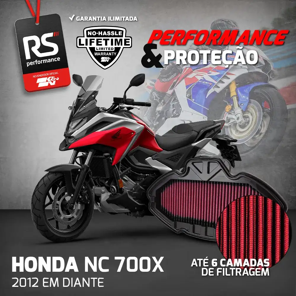 Filtro Esportivo Inbox Honda Nc700 Series 2012 Em Diante