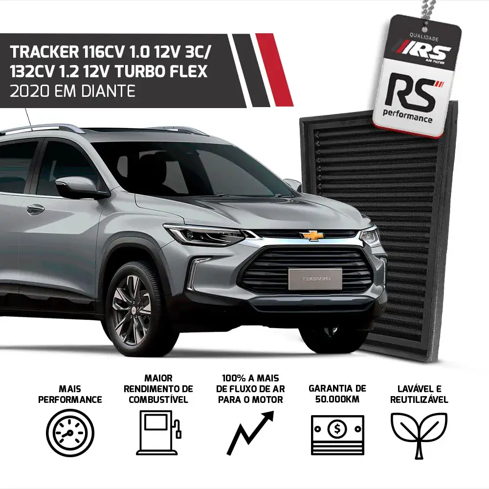 Filtro Esportivo Inbox Chevrolet Onix Tracker 2019 Em Diante